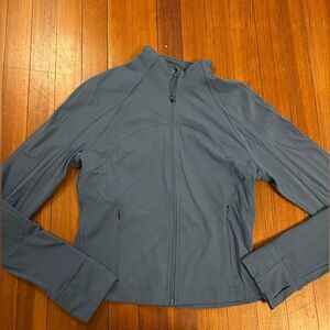 lululemon blue define cropped jacket size 10